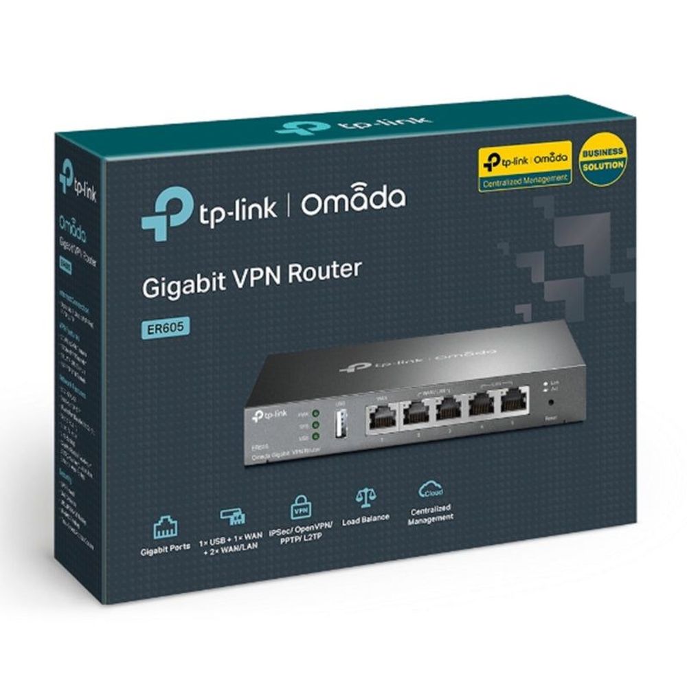 TL-ER605 - TP-Link SafeStream Gigabit Multi-WAN VPN Router