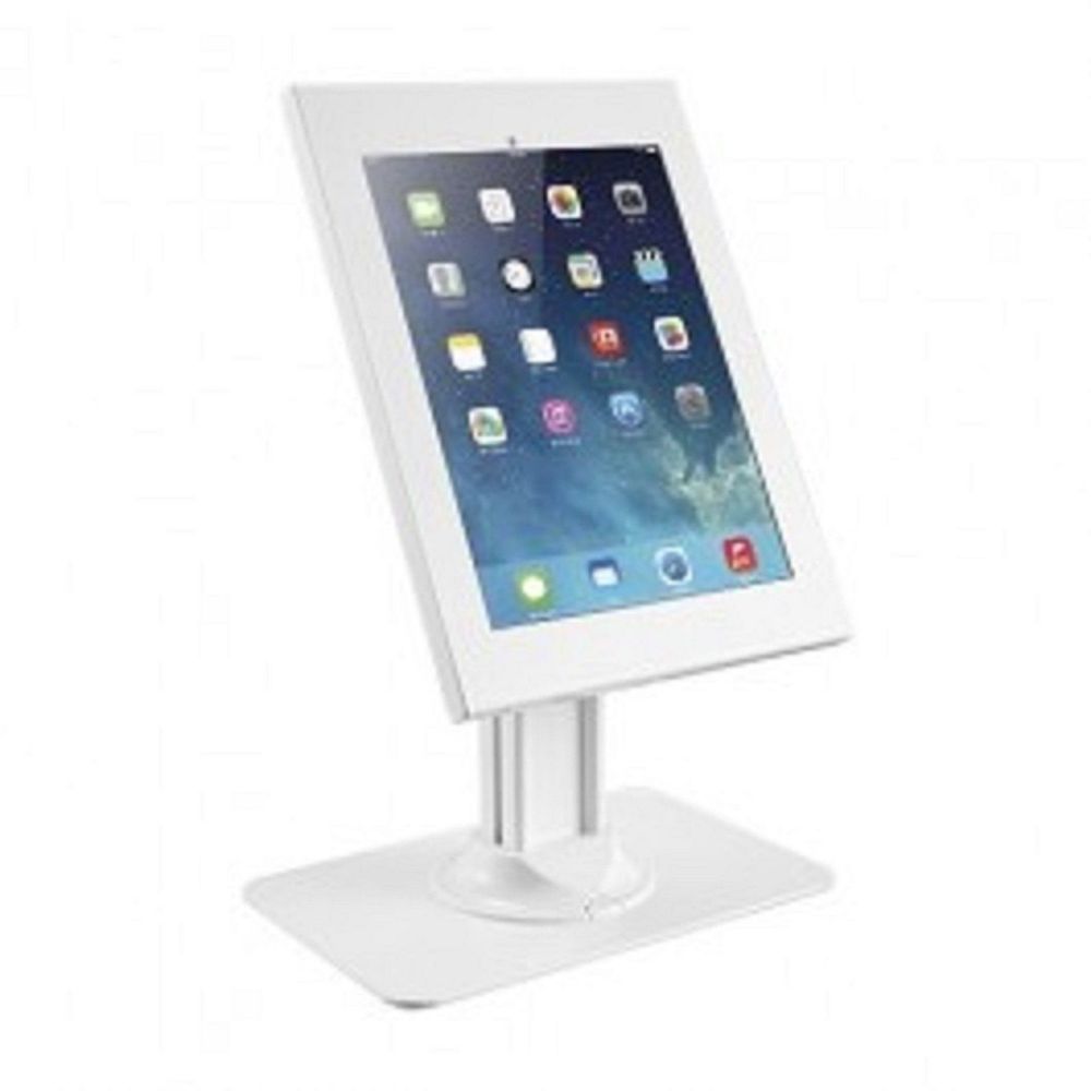 BT-PENC26-02N - Bracom PENC26-02N Anti-theft Steel Countertop Kiosk for 9.7/10.2/10.5 IPAD - Matte White