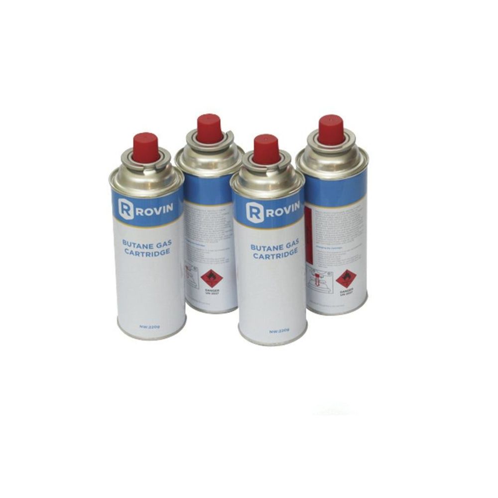 NA1021 Butane Gas Aerosol 220gm with bayonet fitting 4 Pack