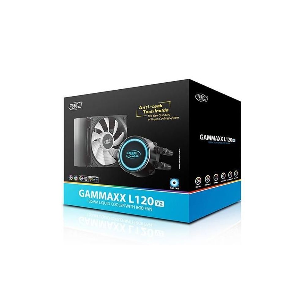 CFAN-GAMMAXX-L120-V2 - Deepcool GAMMAXX L120 V2 RGB AIO Liquid Cooling