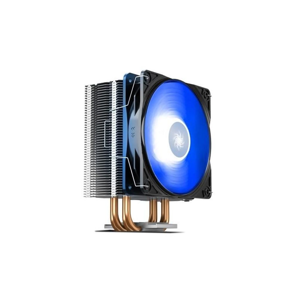 CFAN-GAMMAXX400-BL - Deepcool Gammaxx 400 V2 Blue CPU Cooler (2011/1366/115X/775, FM2/1. AM3/2+), 4 Heatpipes, 120mm PWM Blue LED Fan