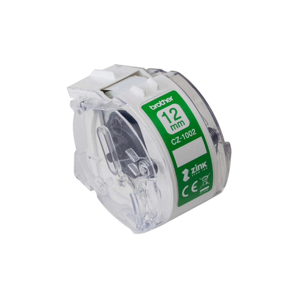 Brother CZ-1002 12mm Printable Roll Cassette