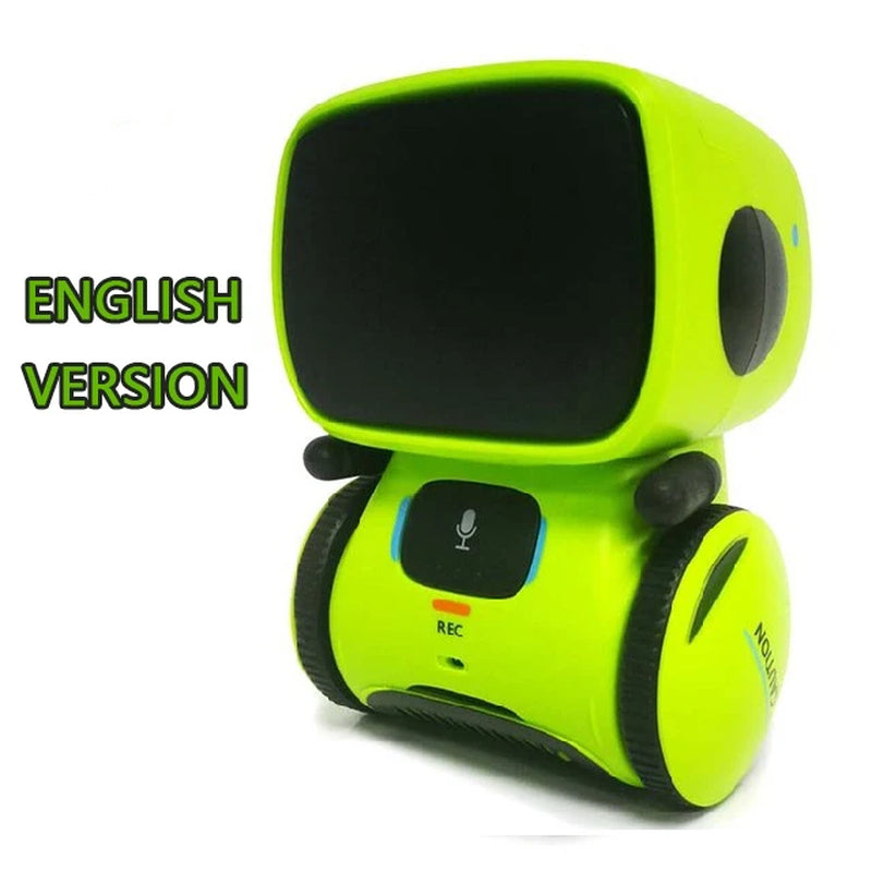 Interactive Voice-Controlled Smart Robot - Multiple Colours English Green
