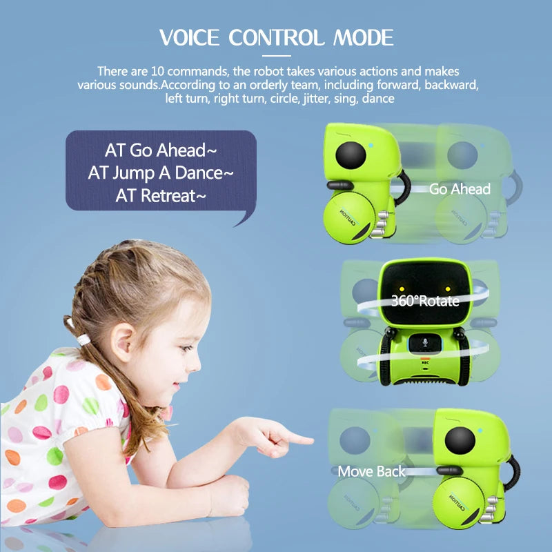 Interactive Voice-Controlled Smart Robot - Multiple Colours