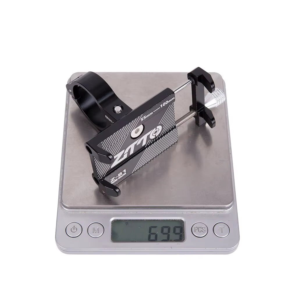 ZTTO Universal Bicycle Phone Holder - Durable Metal Mount for MTB, Road Bike, and Motorcycle