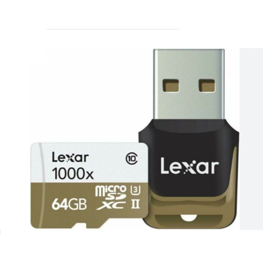 LEX-LSDMI64GCBAP1000 - Lexar Professional 1000x microSDHC/SDXC UHS-II 64GCB