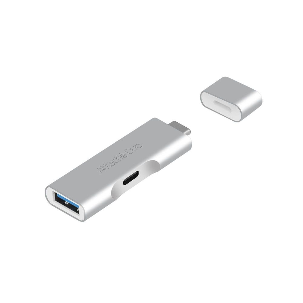 MB-UTC-02 - mbeat Attach Duo Type-C To USB 3.1 Adapter With Type-C Charging Port