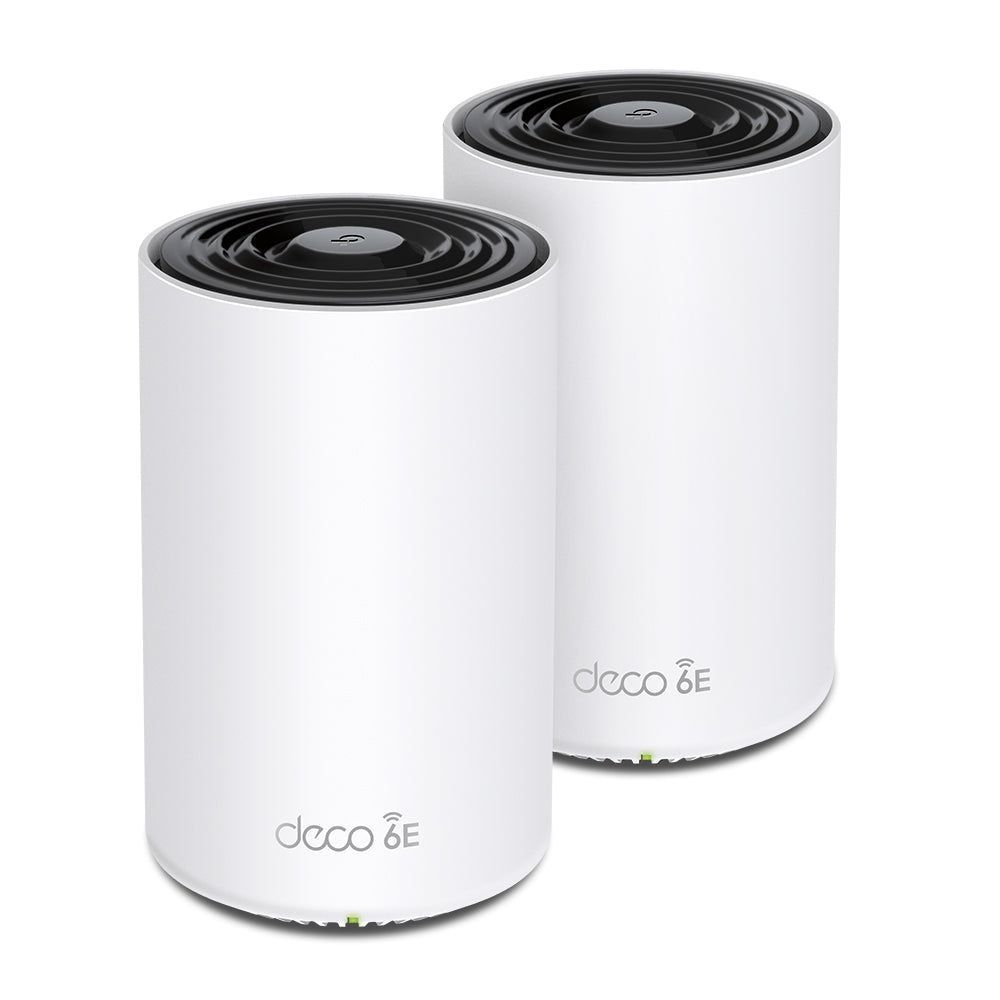 TL-DECOXE75PRO-2P - TP-Link Deco XE75 Pro AXE5400 Tri-Band Mesh Wi-Fi 6E System (2 Pack)