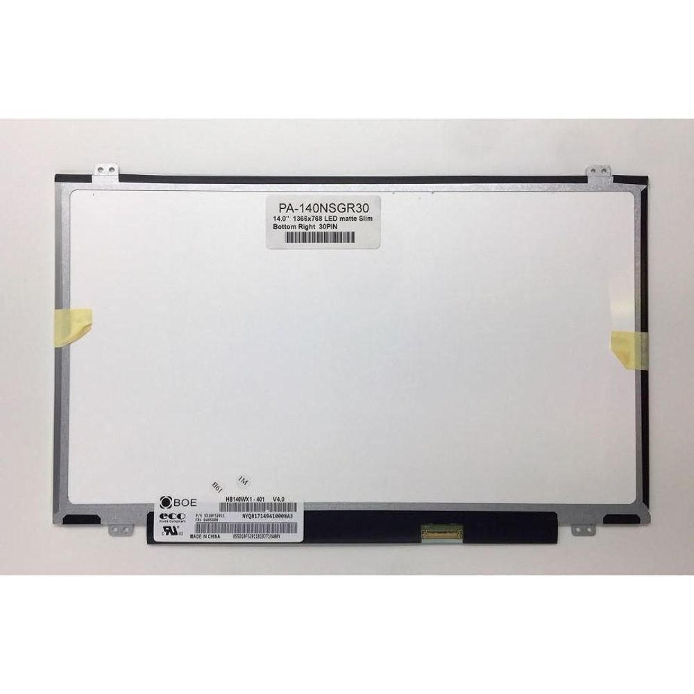 PA-140NSGR30 - OEM LED Screen 14.0" 1366x768 LED matte Slim Bottom Right 30PIN