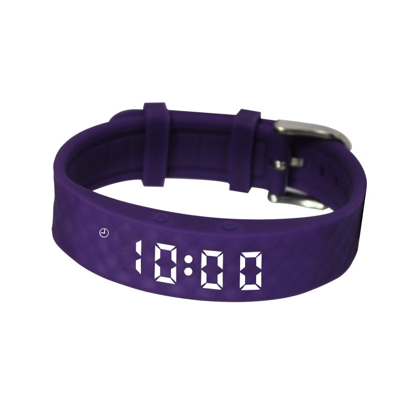Vibratime Vibrating Alarm Watch with 15 alarms Purple