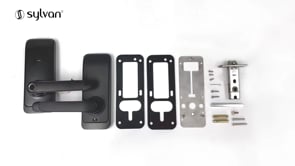 Sylvan Smart Entry Lever Handle SL40E - Black or Satin Nickel