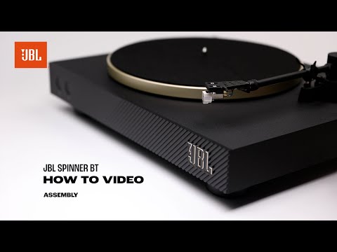 JBLSPINNERBTGLDAS - JBL Spinner Bluetooth Turntable (Black/Gold)