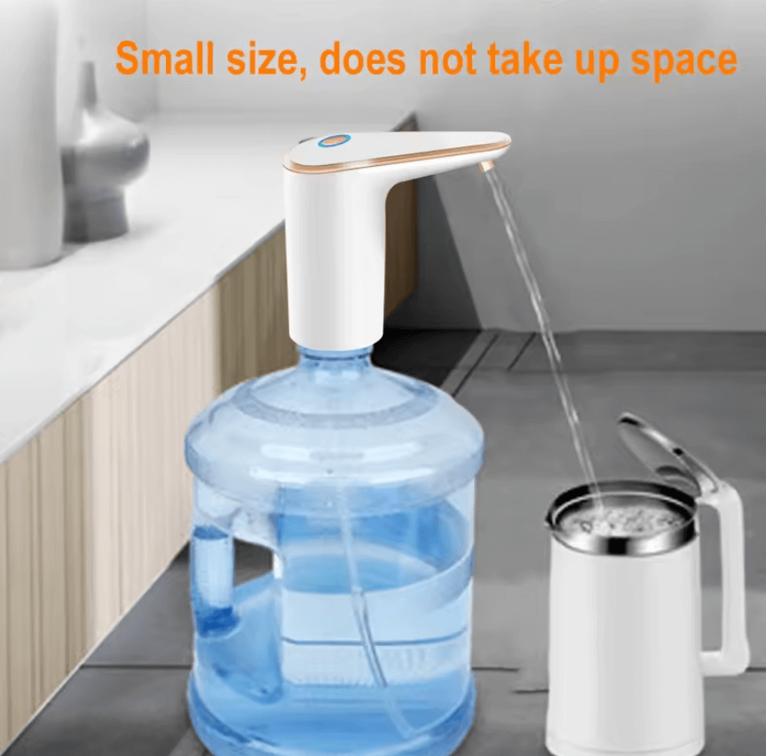 Portable USB Rechargeable Water Bottle Dispenser Pump