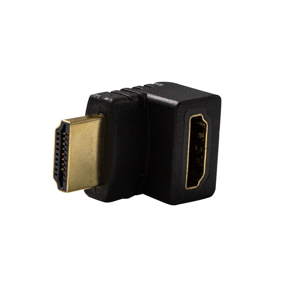 DYNAMIX HDMI Up Angled Adapter High-Speed with Ethernet Gold