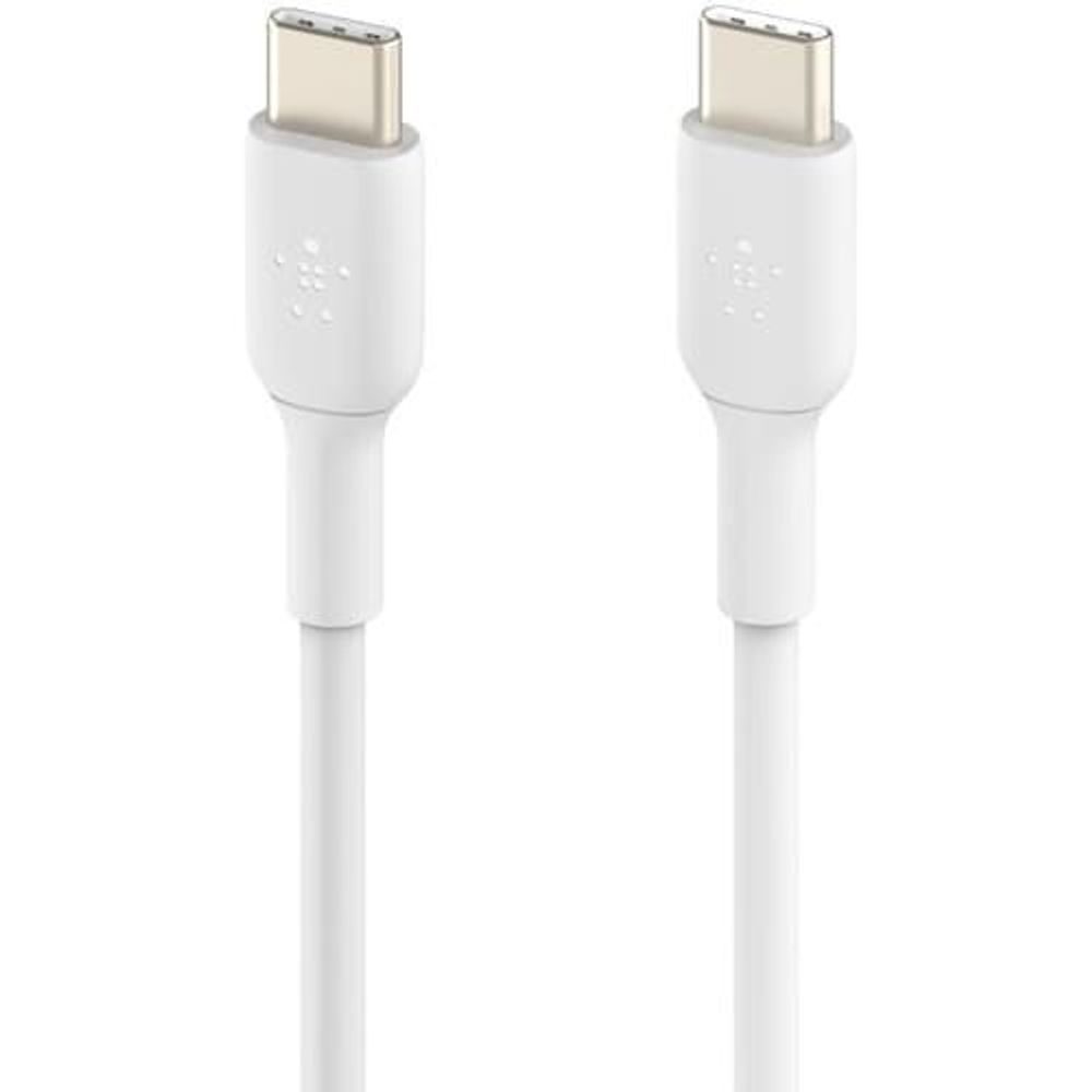 CAB003BT1MWH - Belkin USB-C Data Transfer Cable - 1 m USB-C Data Transfer Cable - First End: USB 2.0 Type C - Second End: USB 2.0 Type C - White