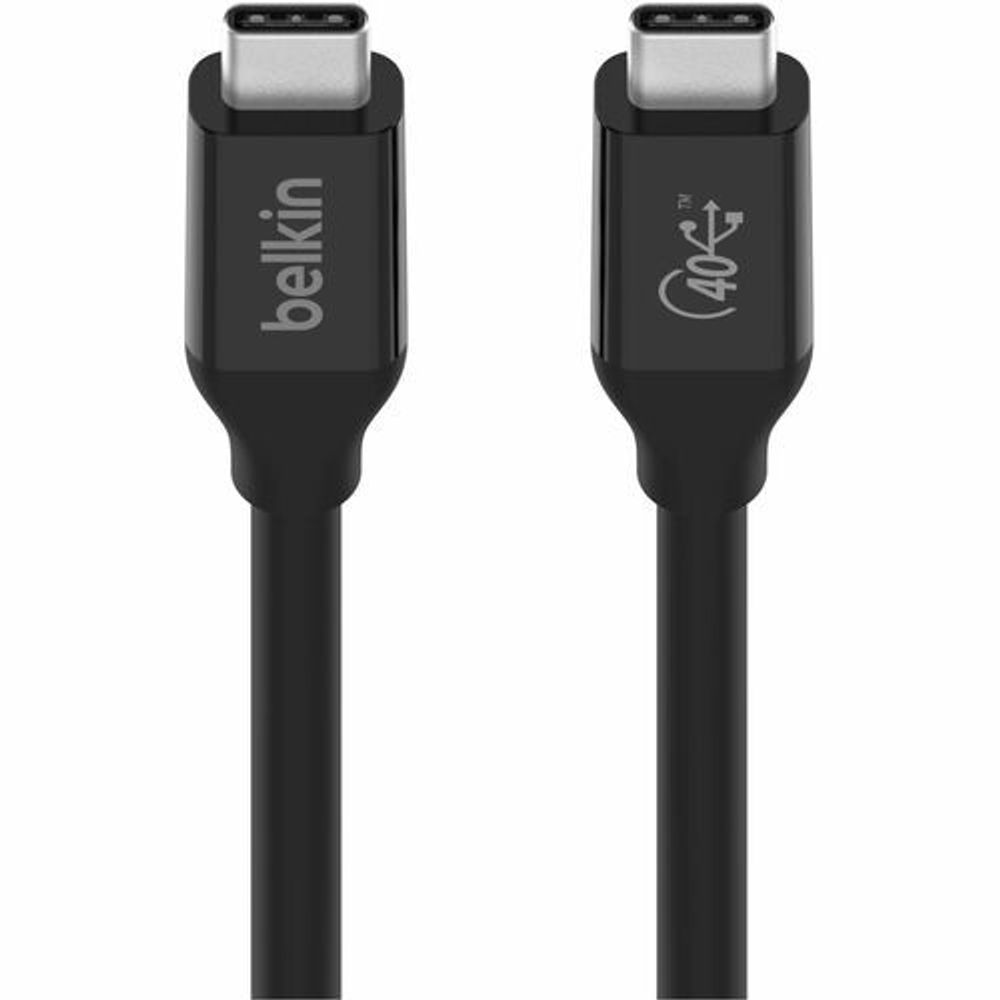 INZ001BT0.8MBK - Belkin USB-C Data Transfer Cable - 80 cm USB-C Data Transfer Cable - First End: USB4 Type C - Second End: USB4 Type C