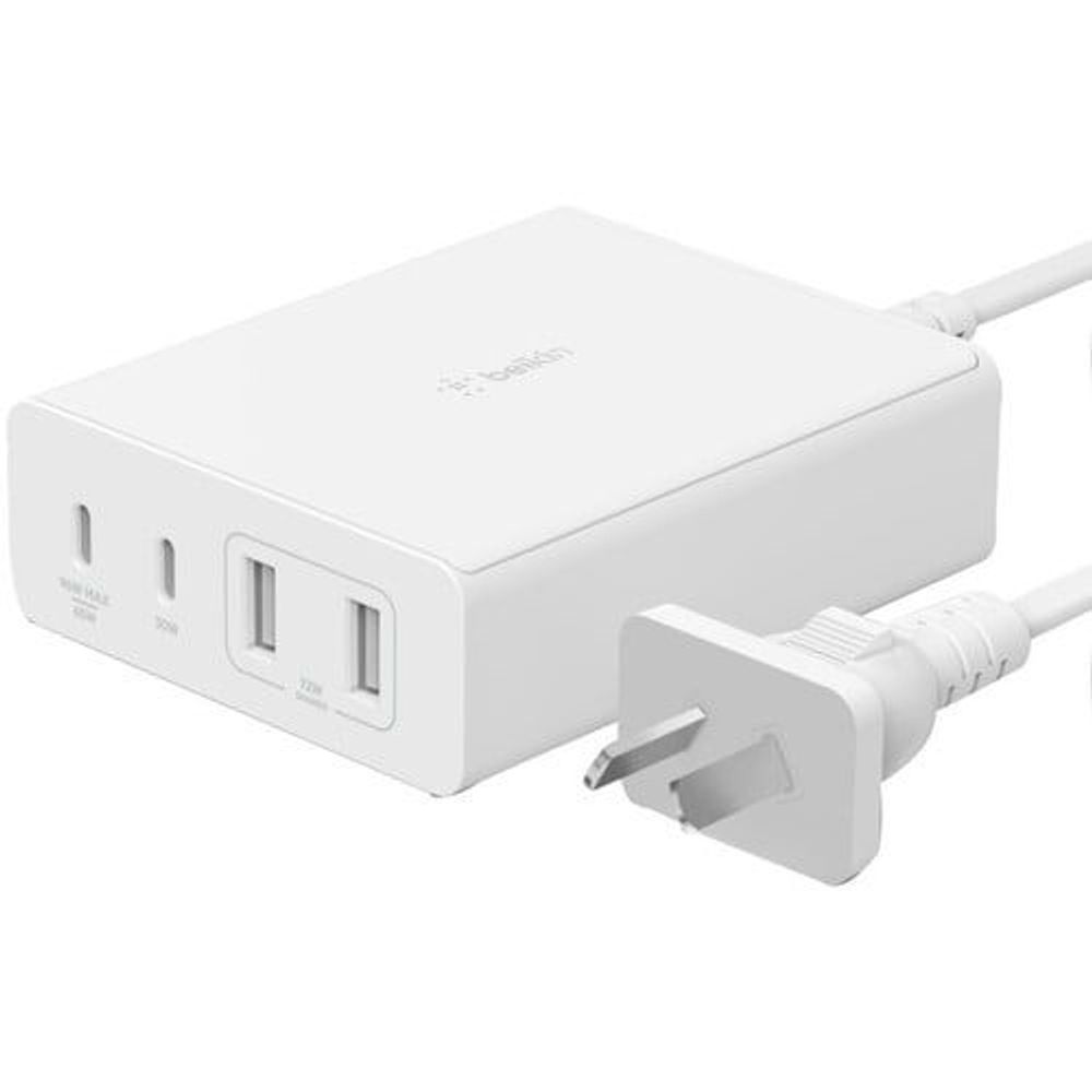 WCH010AUWH - Belkin 4-Port GaN Charger 108W - 108 W - White