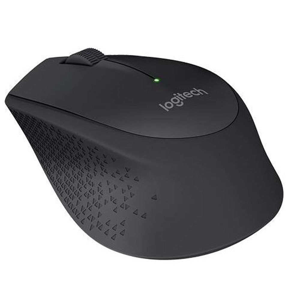 Logitech M280 USB Wireless Full Size Mouse - Black