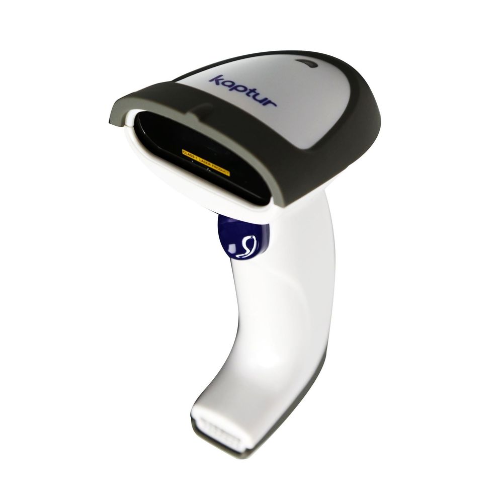 KAPTUR 1D Laser High Performance Barcode Reader. 2m Straight Cable,
