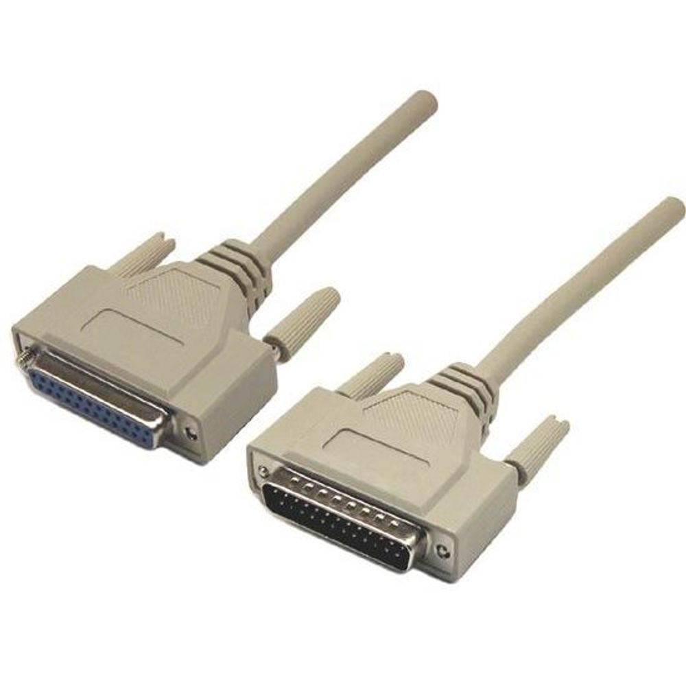 DYNAMIX 2m Null Modem Cable. DB25 M/F