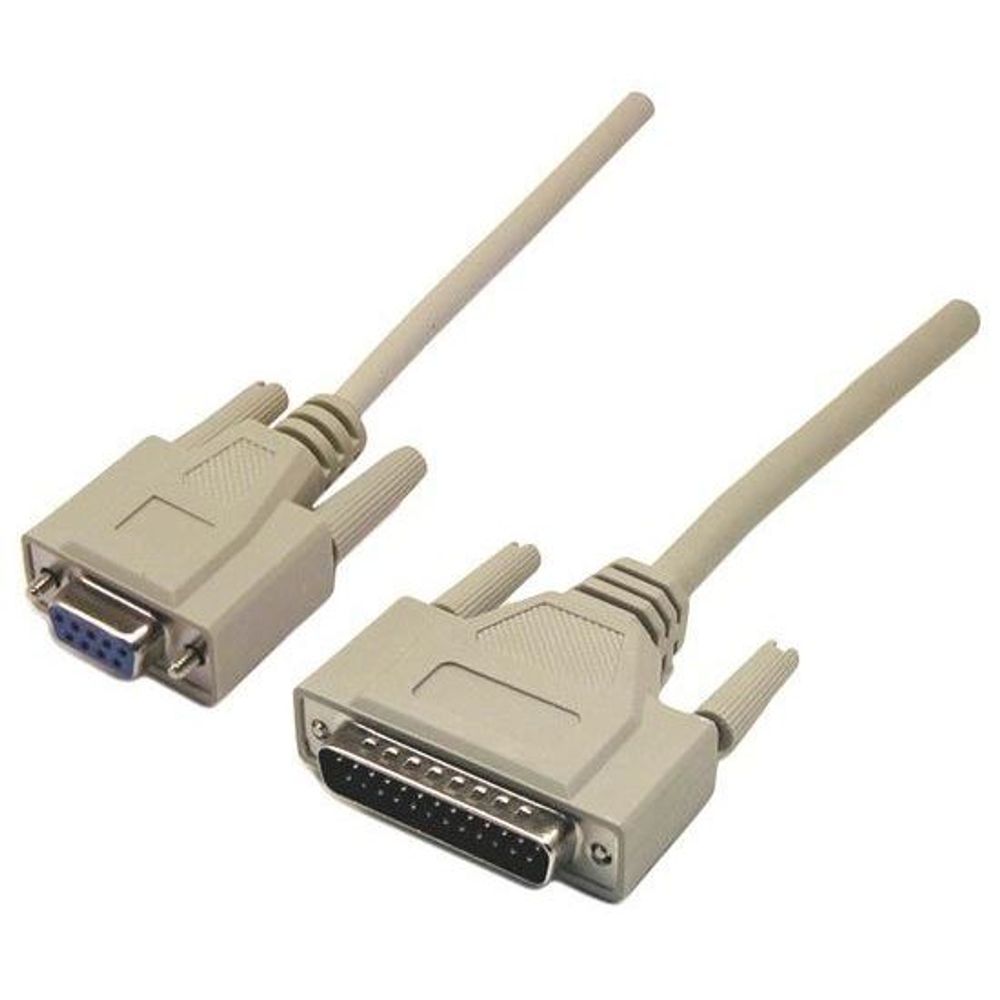 DYNAMIX 2m Null Modem Cable DB9 F/DB25M