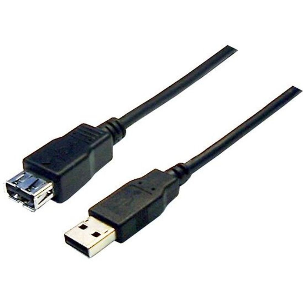 DYNAMIX 3m USB 2.0 Cable USB-A Male to USB-A Female Connectors.