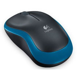 Logitech M185 USB Wireless Compact Mouse - Blue