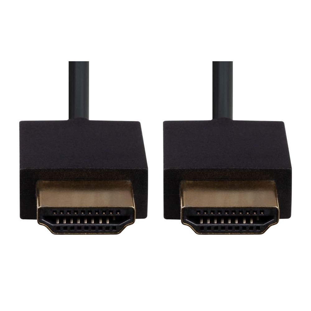 DYNAMIX 0.5M HDMI BLACK Nano High Speed With Ethernet Cable. Designed