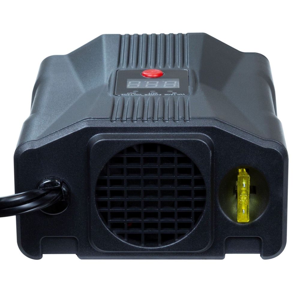 DYNAMIX 200W Power Inverter DC to AC. Input: 12V DC, Output: 230V AC