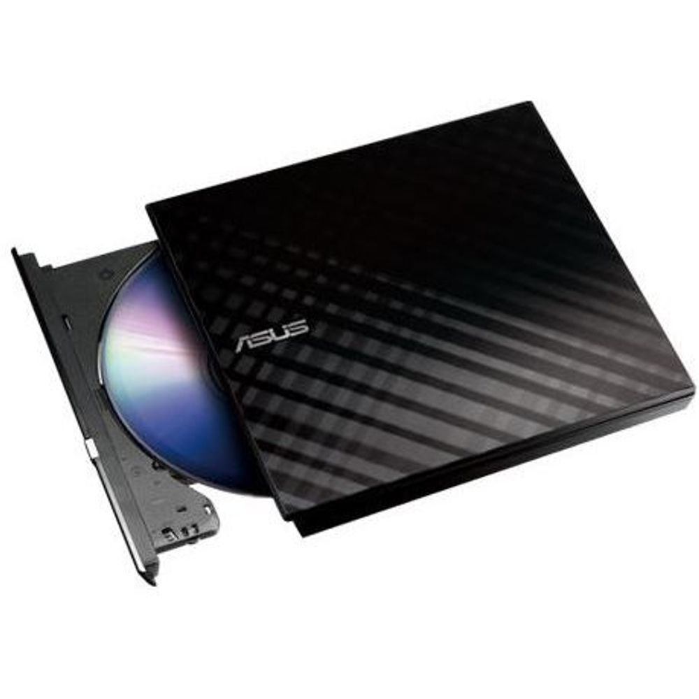 ASUS SDRW-08D2S-U Lite 8x DVD-RW USB External Optical Drive Black