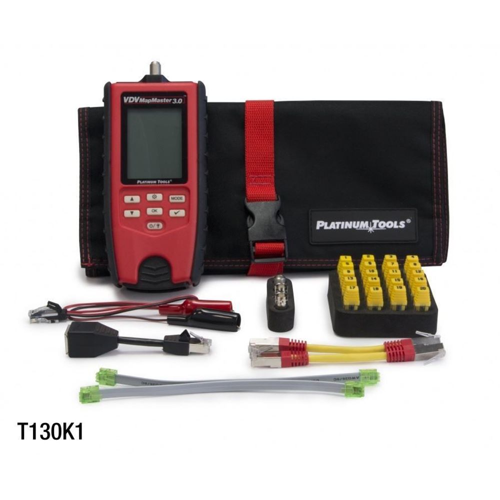 PLATINUM TOOLS VDV MapMaster 3.0 Cable Tester Kit. Kit Includes VDV