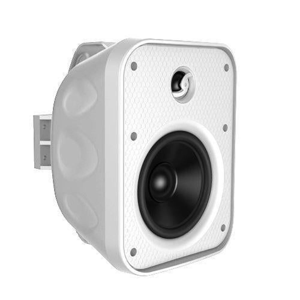 LUMI AUDIO OWM-5 5.25'' 2-Way Wall Mount Speaker Indoor/Outdoor. Black or White White