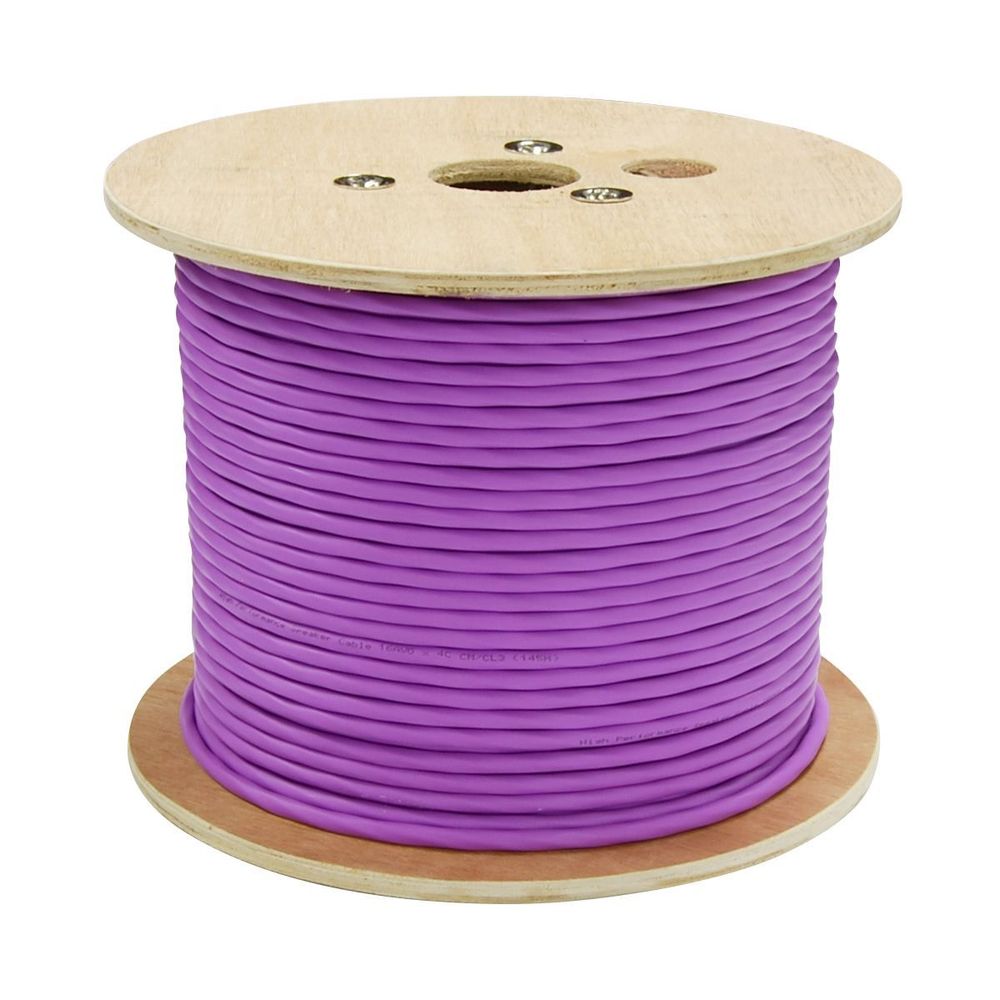 152m 2Core 14AWG/2.08mm Dual Sheath High-Performance - Colour Options 2.08mm Speaker Cable Purple PVC - 152m