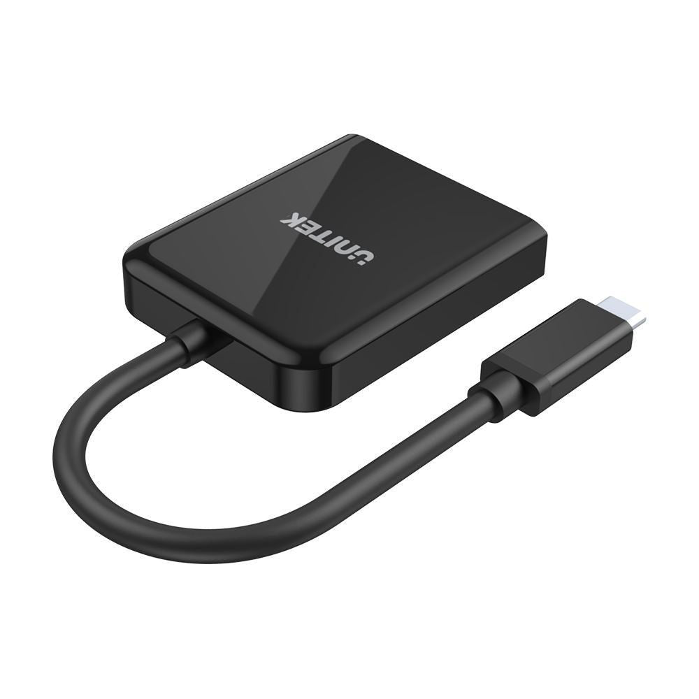 UNITEK 2m 4K USB-C to DisplayPort 1.2 Cable in Aluminium Housing.