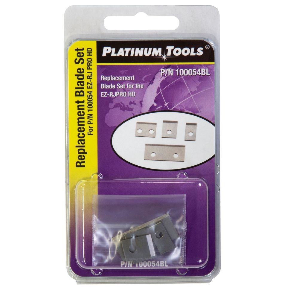 PLATINUM TOOLS Replacement Blade Set for EZ-RJPRO Crimp Tool (4 pc)