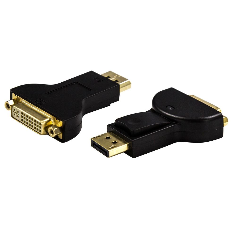 DYNAMIX DisplayPort Male to DVI-D Female Adapter. Passive Converter