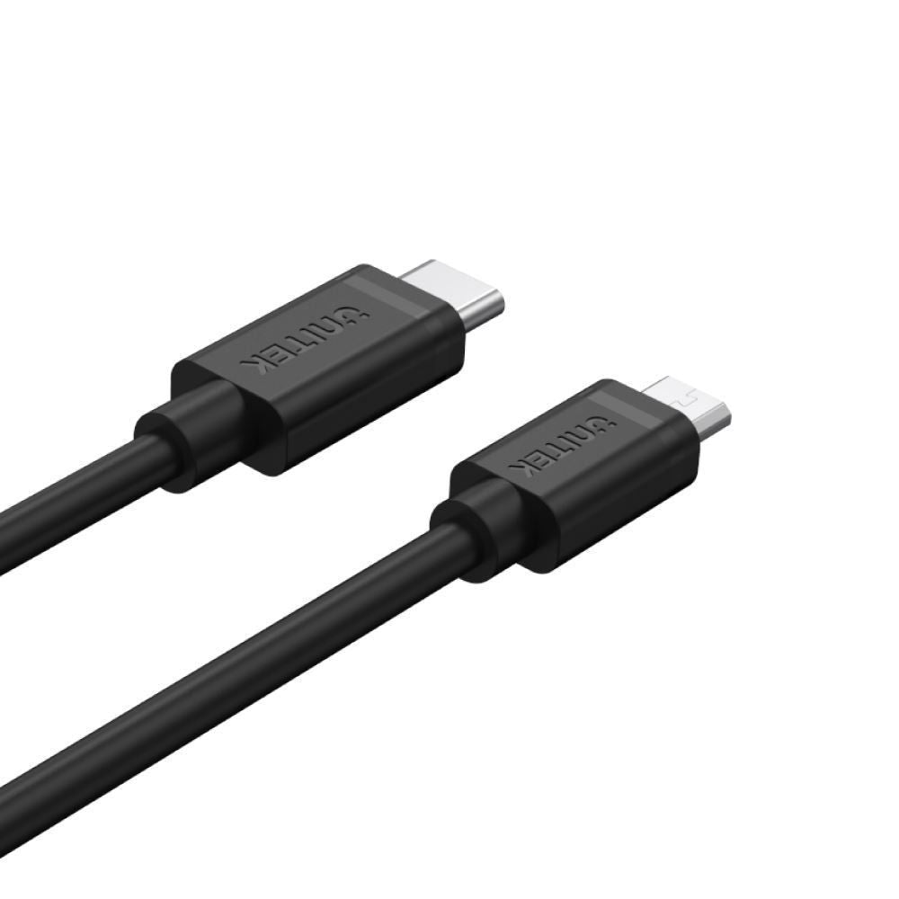 UNITEK 1m USB 3.1 USB-C Male to USB-A Male Cable. Reversible USB-C