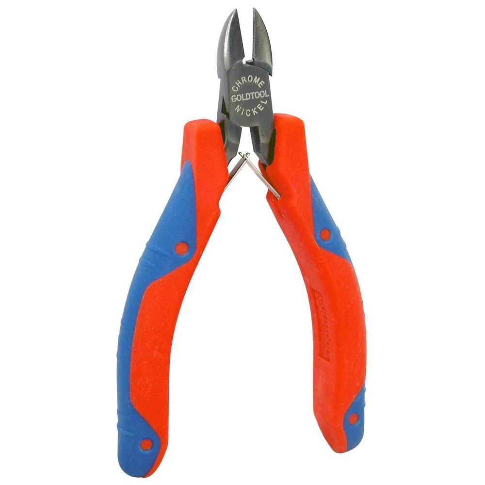 GOLDTOOL 110mm Diagonal Cutter Polished CRV Precision Plier. 11mm