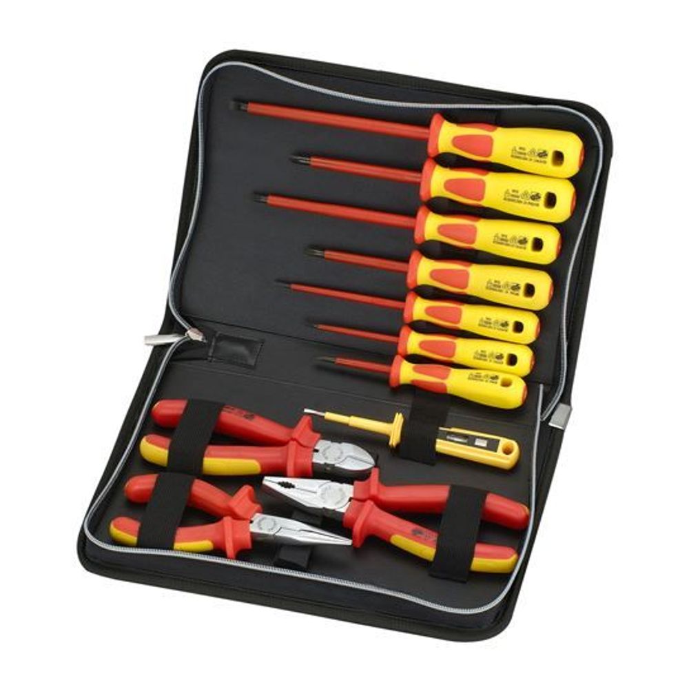 TC-ELE11 - SPROTEK 11 Piece Screwdriver & Plier Set. 1000V Insulated.