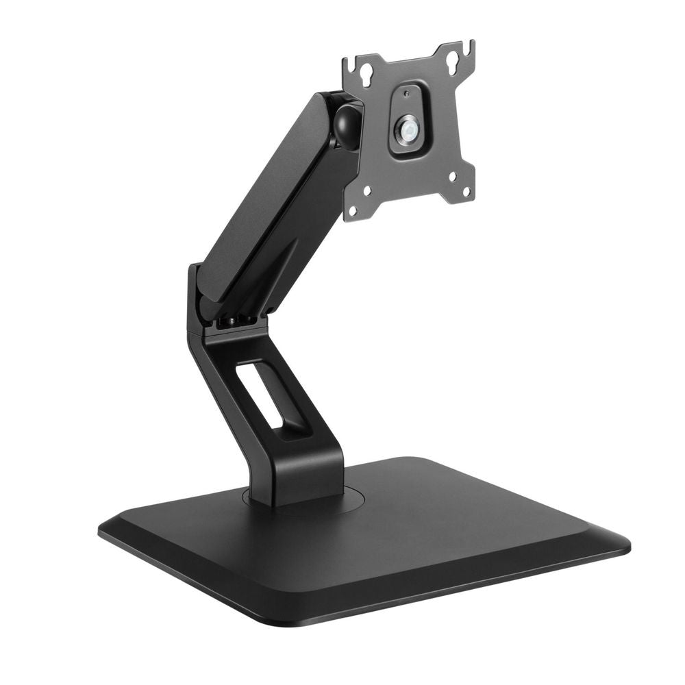 BRATECK 17'' -32'' Single Screen Articulating Monitor Stand. Free-Tilting Design, Rotary Base 360 Rotary VESA Plate