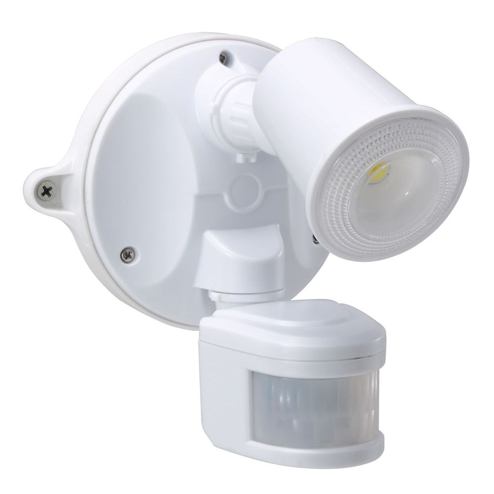 HOUSEWATCH 10W Single LED Spotlight with Motion Sensor. IP54. Passive