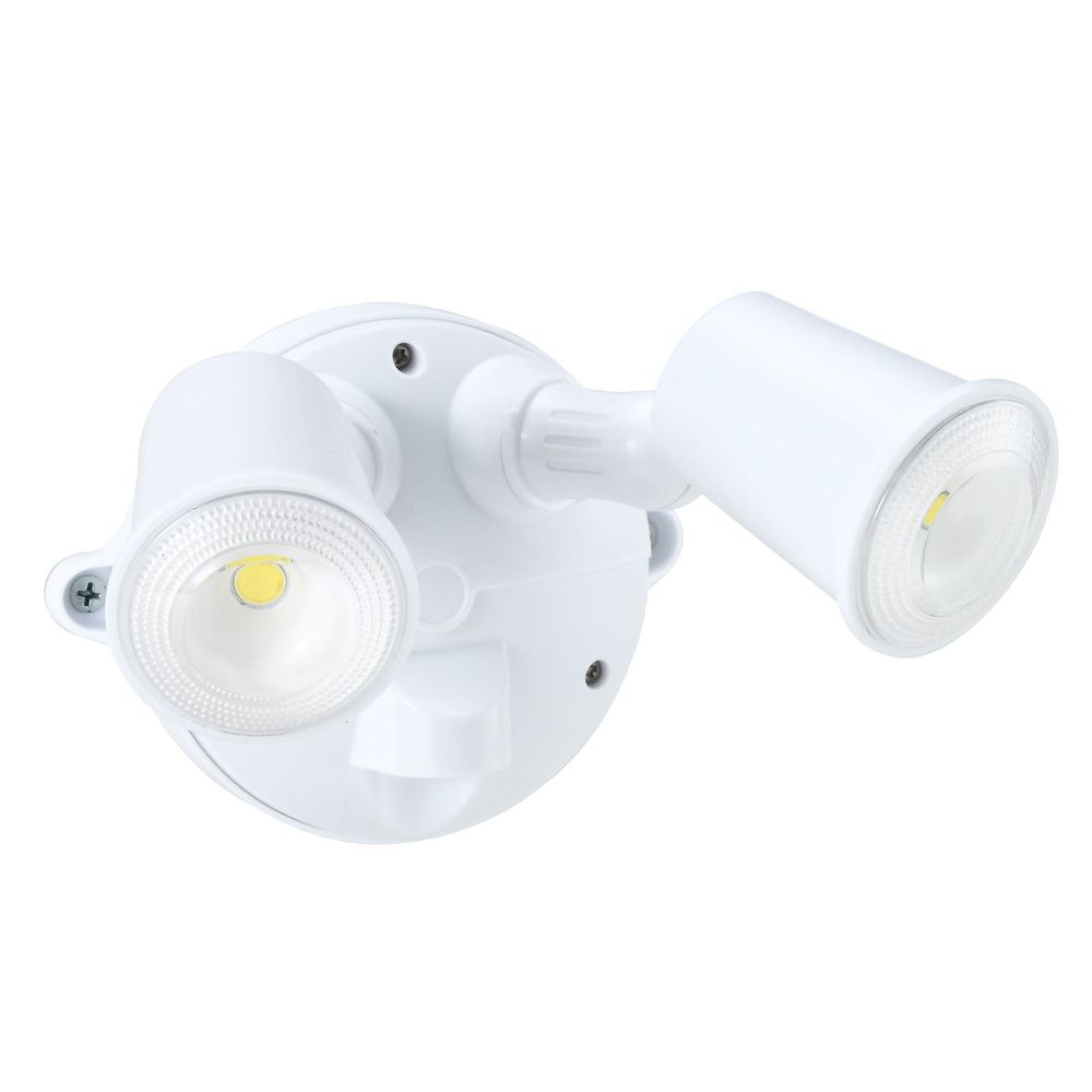 HOUSEWATCH 10W Twin LED Spotlight IP54, 2000 Lumens,Stainless Steel