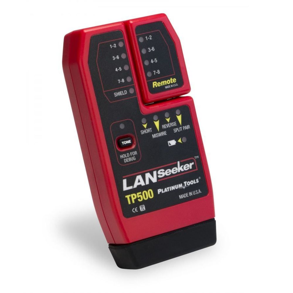 PLATINUM TOOLS LANSeeker Cable Tester & Tone Generator. Identify