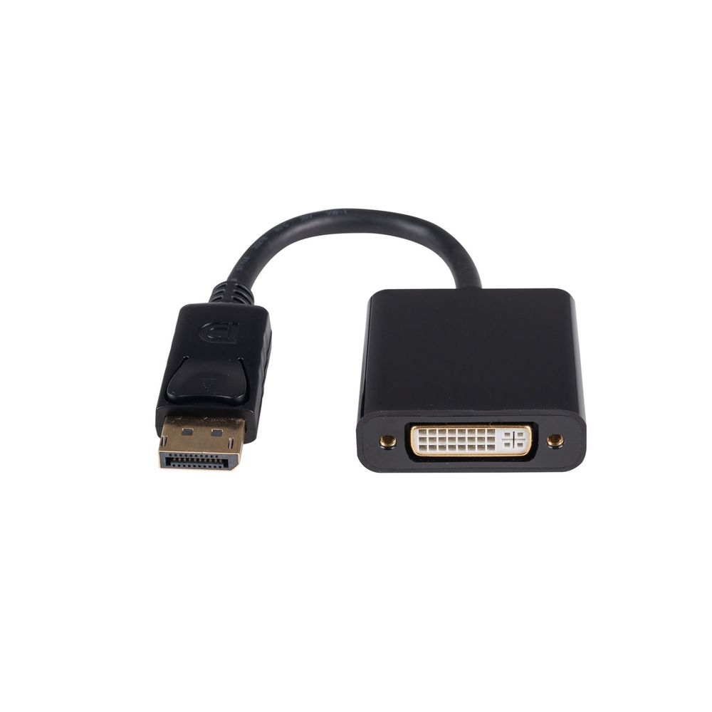 DYNAMIX 0.2m DisplayPort to DVI-D Cable Adapter. Passive Converter.