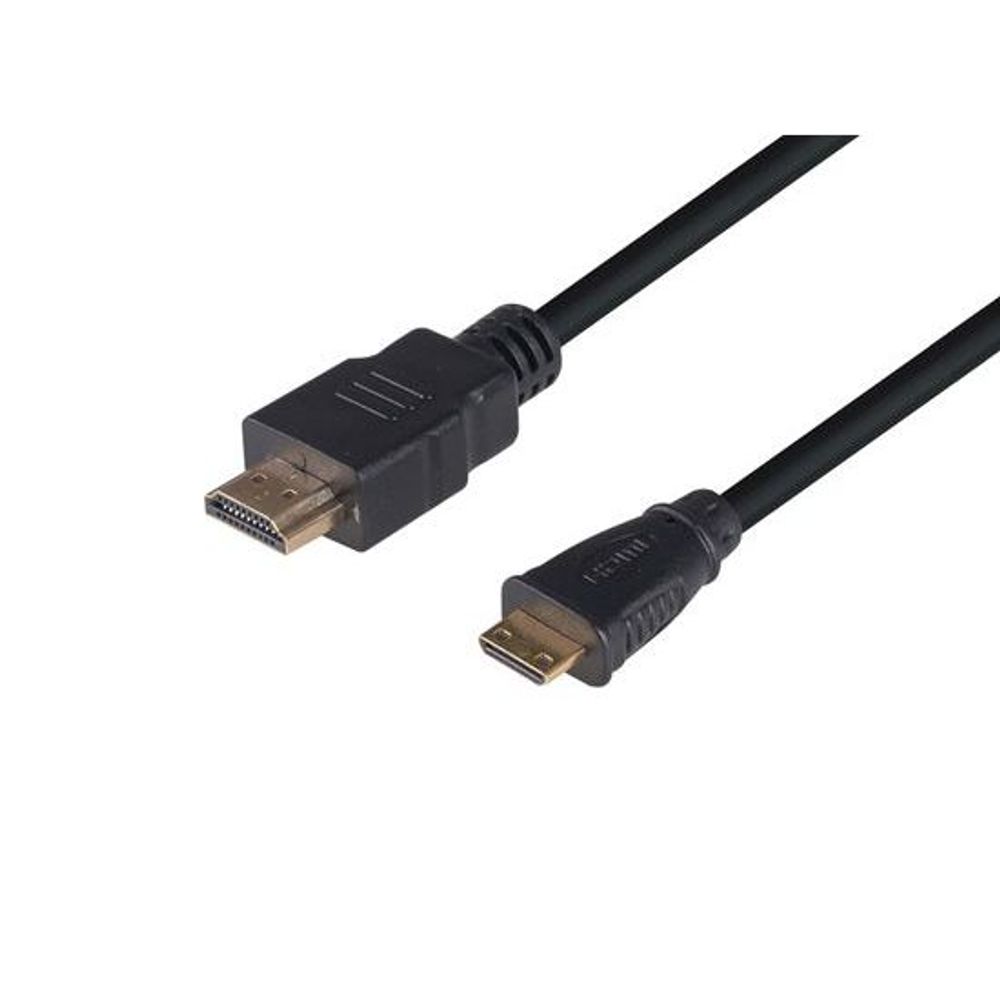 DYNAMIX 1m HDMI to HDMI Mini Cable High-Speed with Ethernet