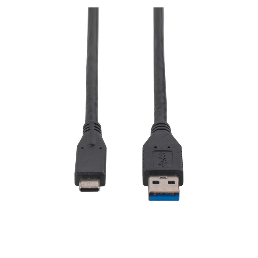 DYNAMIX 0.2M, USB 3.1 USB-C Male to USB-A Male Cable. Black Colour.