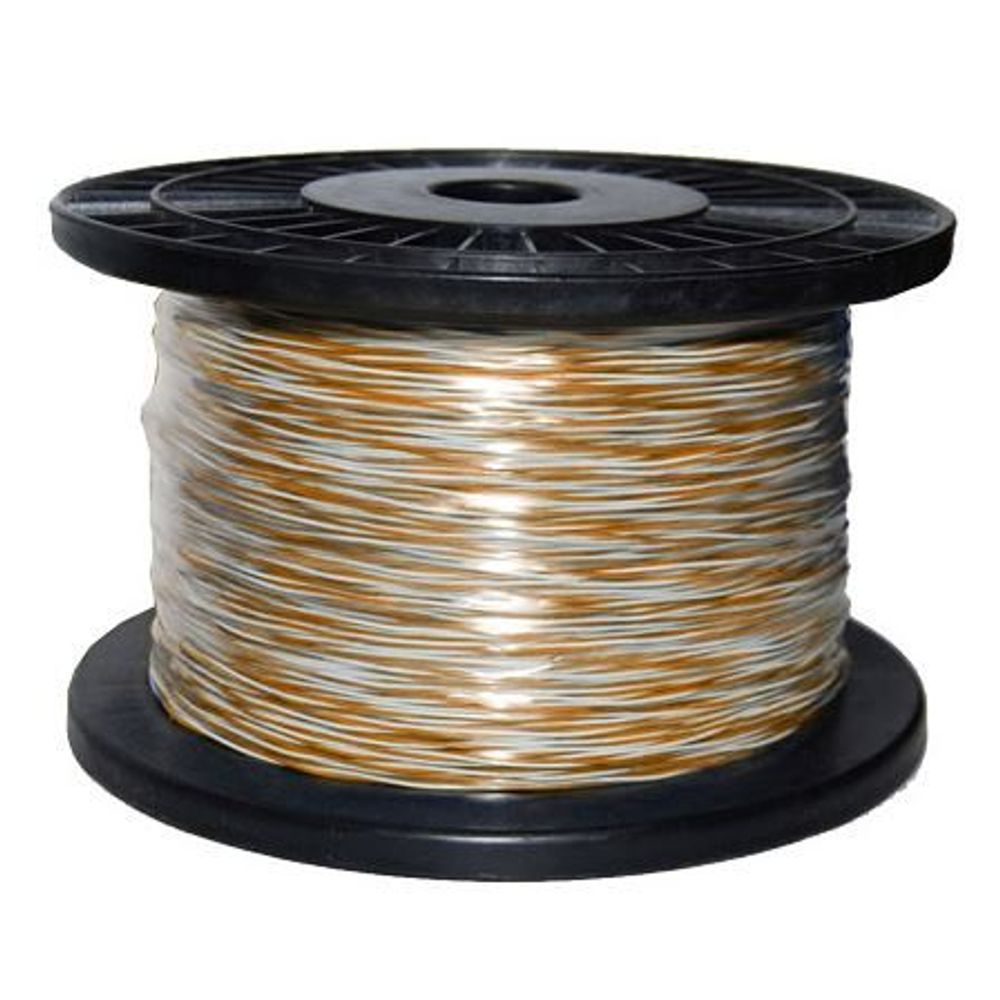 Jumper Cable Roll, Copper: 0.5mm (non- tinned). Solid overall diameter: 0.90mm. PVC Insulation Jumper Cable Roll Copper 0.5mm - Orange & White