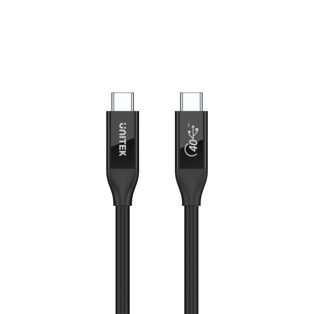 UNITEK 0.8m USB-C to USB-C 4.0 Cable. Supports up to 40Gbps