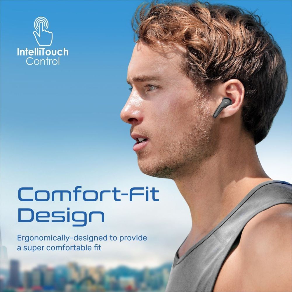 PROMATE FREEPODS-3 In-Ear HD Bluetooth Earbuds with Intellitouch and 350mAh - Colour Options