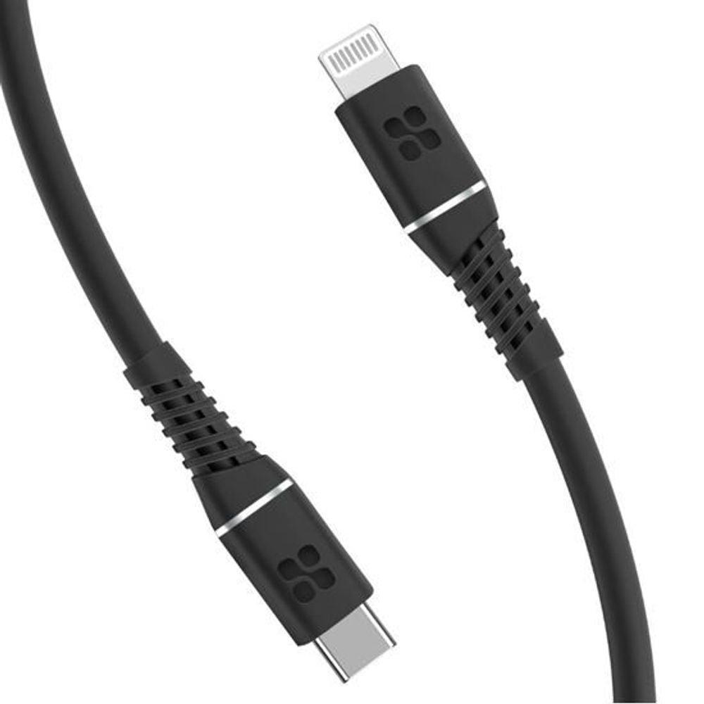 PROMATE 1.2m MFI Certified USB-C to Lightning Data & Charge Cable.